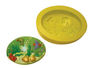 Molde Oval Fundo do Mar 