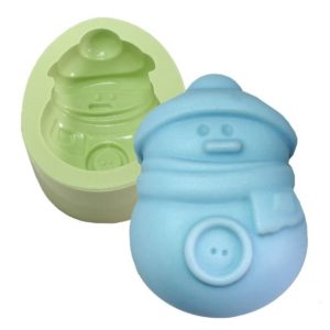 Molde Boneco de Neve com Botão