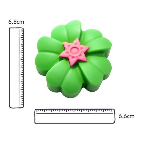Forma de Silicone Trevo com Estrela - Image 2
