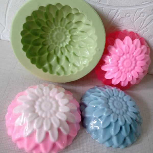 Forma de Silicone Crisântemo Estilizado - Image 3